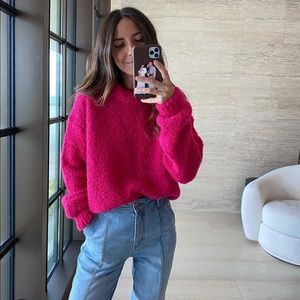 NWT Something Navy Miranda Roll Neck Sweater